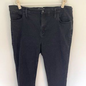 Madewell Black High Rise Roadtripper Jeans